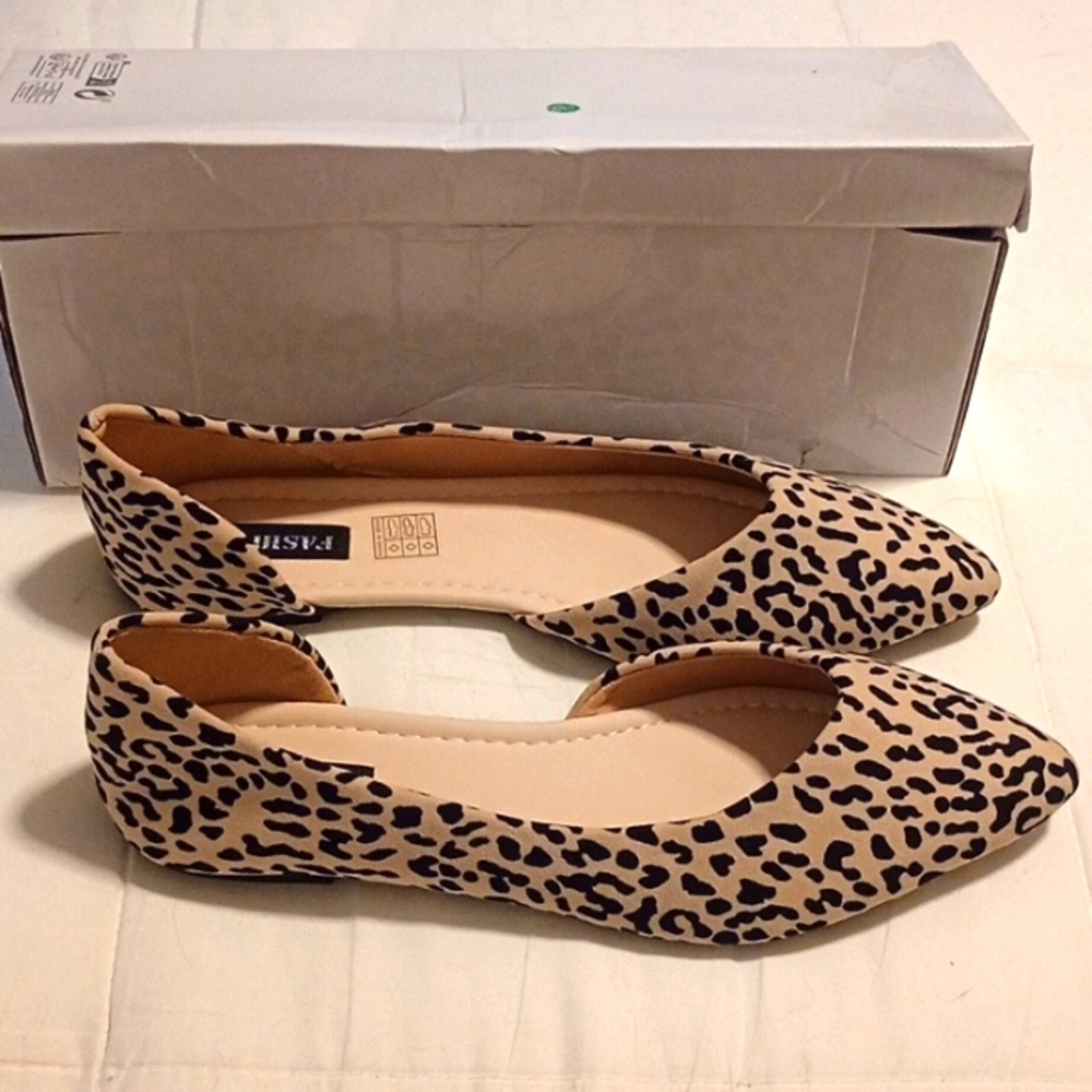 Leopard Print Flats